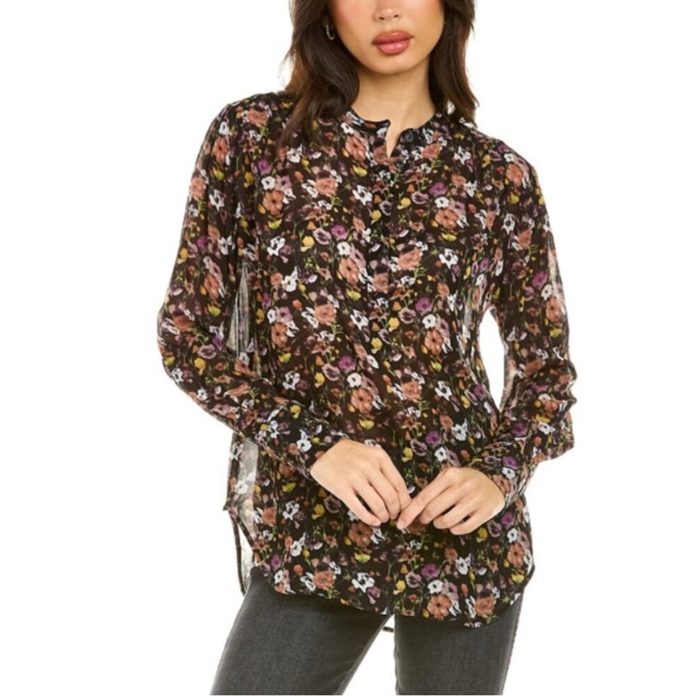 rag & bone Multicolor Floral Blouse